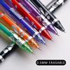 55pcs/set Gel Pen Press Type 0.5mm Erasable Gel Pen Set 6 Colors Washable Handle Magic Refills Rod Super Capacity Ink Writing Stationery