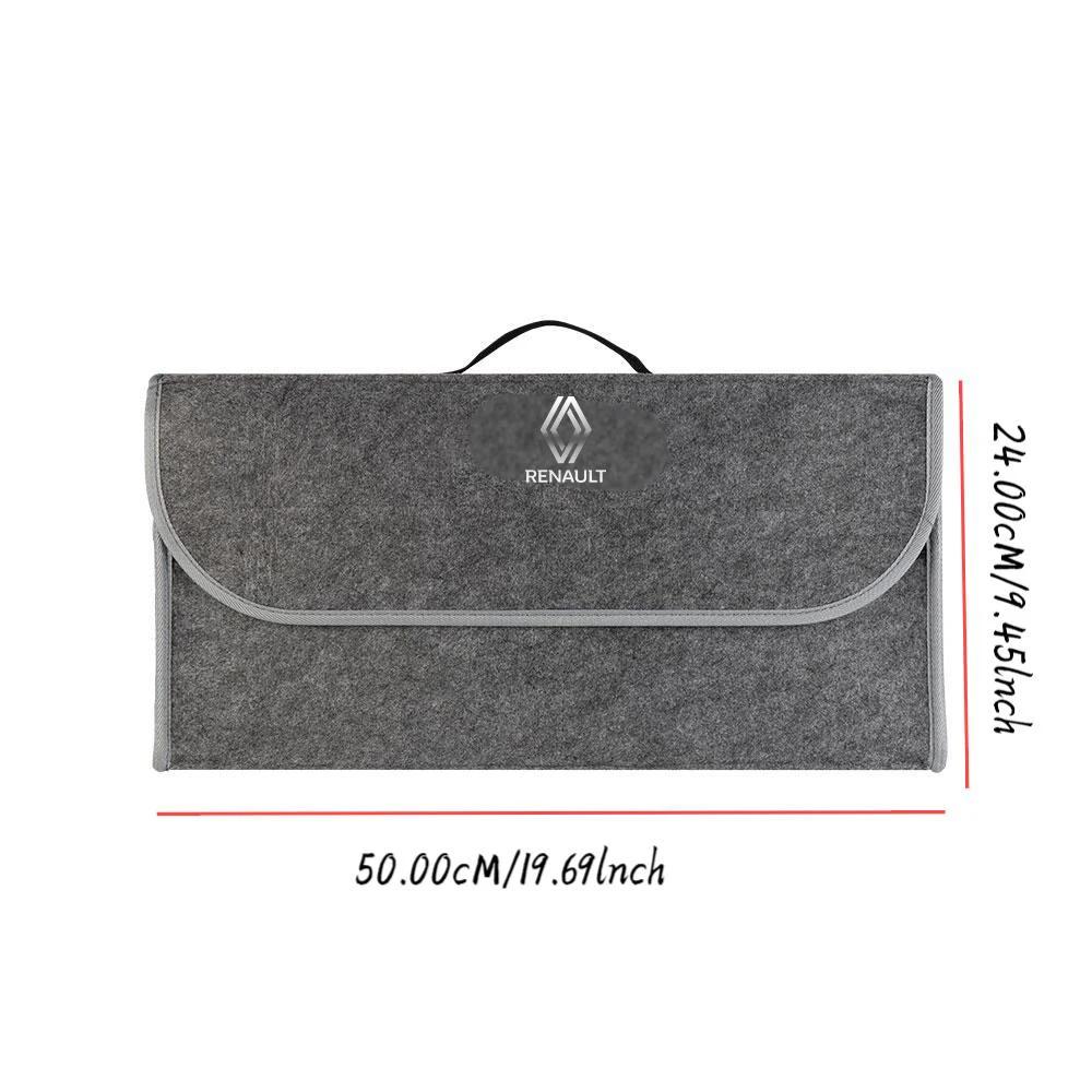2026 Hot For Renault Interior Stickers Car Trunk Organizer Box & Automotive Cargo Storage Bag for Renault Clio Vel Satis Twingo