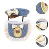 Dog Cat Cowboy Costume Set, Hat Scarf Set Cosplay Gift Party Supplies, Funny