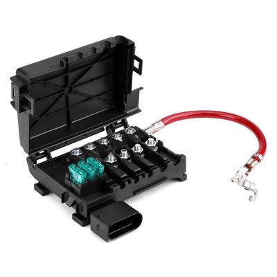 Box-Qiilu Car Fuse Box Holder Terminal for VW Jetta Golf Mk4 Beetle 99-04 1J0937550A