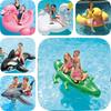 Intex Pvc Inflatable Ride-on Animal Swim Floats For Kids And Adults With Fun Designs