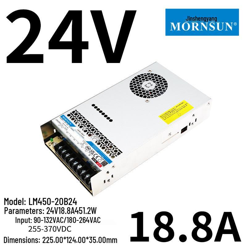 450W LM450-20B24S Switching Power Supply: 12V/15V/27V/36V/48V Transformer, 220V Input