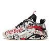 Coca Cola X Anta Scarpe da Papà Sneakers Uomo Nero Bianco Rosso 112018088S-1