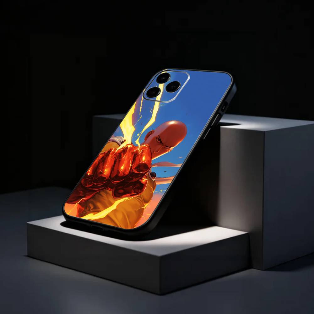 Lustiges One Punch M-Man Handyhülle Silikon Weich Für IPhone 17 16 15 14 13 12 11 X XR Plus Pro Max Plus