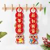 1 Pair Blessing Door Handle Hanging Tag Cartoon Doorknob Hanging Pendants  Lunar New Year