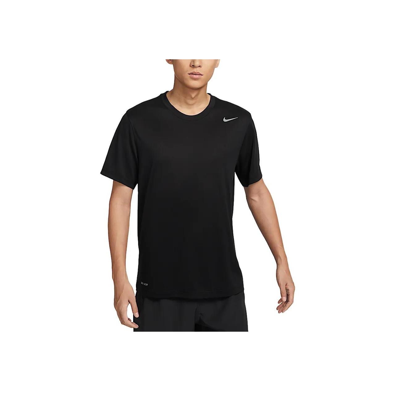 

Nike Мужская футболка с коротким рукавом Dri-Fit Team Legend, удобная, быстросохнущая, черная IB8898-010 3XL