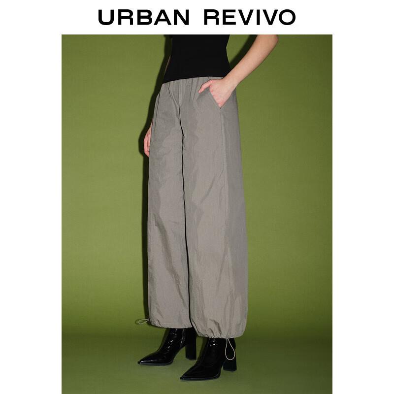 

UR Women s Autumn 2024 Workwear Wide-Leg Drawstring Pants M