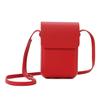 Retro High-End Lychee Pattern Vertical Mobile Phone Bag Women'S Fashion Versatile And Lightweight Single Shoulder Crossbody Small Square Bag