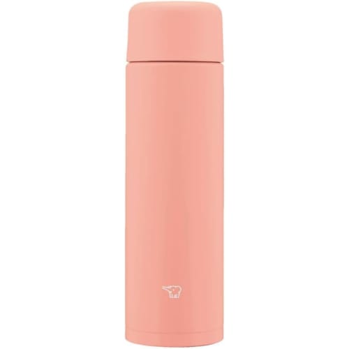 Zojirushi Thermos Water Bottle, 350ml, Screw-Type Stainless Steel Mug, Seamless Cap, Small Capacity, Dahlia Pink, Integrated Cap and Gasket, Easy To C