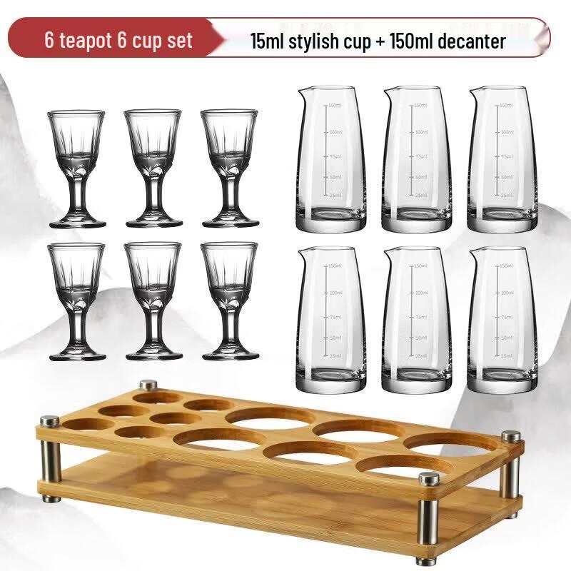 Elegant Baijiu Decanter & Dispenser Set
