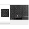 12 Pannelli Murali 3D Goffrati PVC Spessore 0,8 cm per Decorazione Parete di Sfondo Casa Hotel