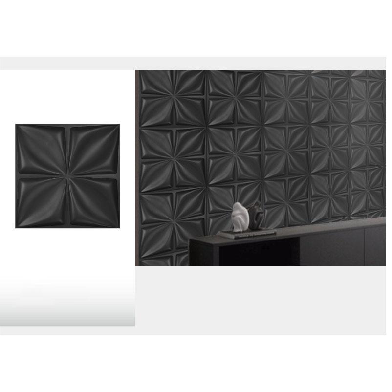 12 Pannelli Murali 3D Goffrati PVC Spessore 0,8 cm per Decorazione Parete di Sfondo Casa Hotel