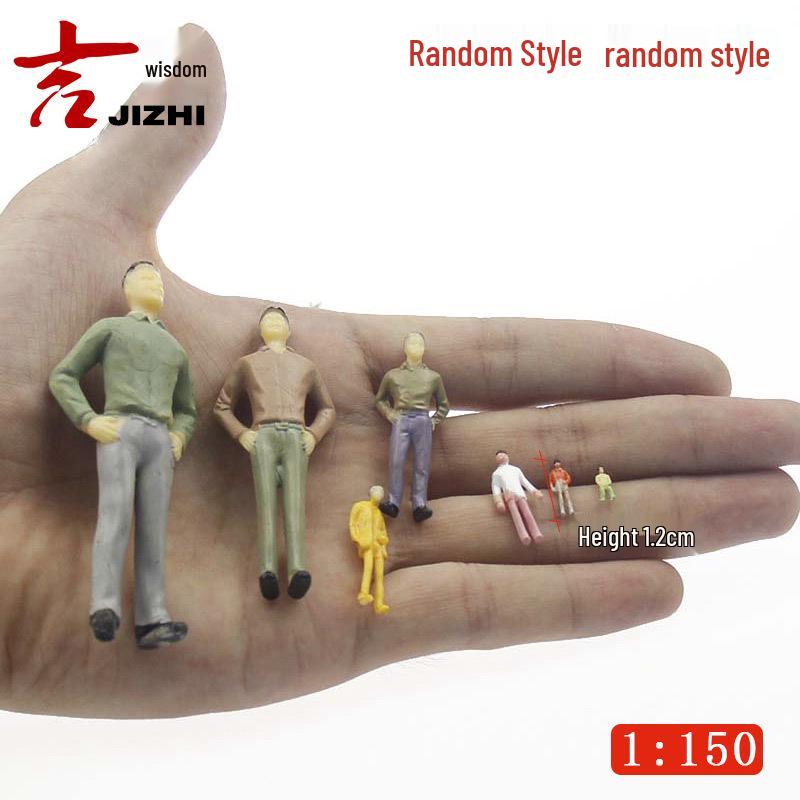 Architectural Sand Table Model Figures: Colored Miniature People & Railway Workers