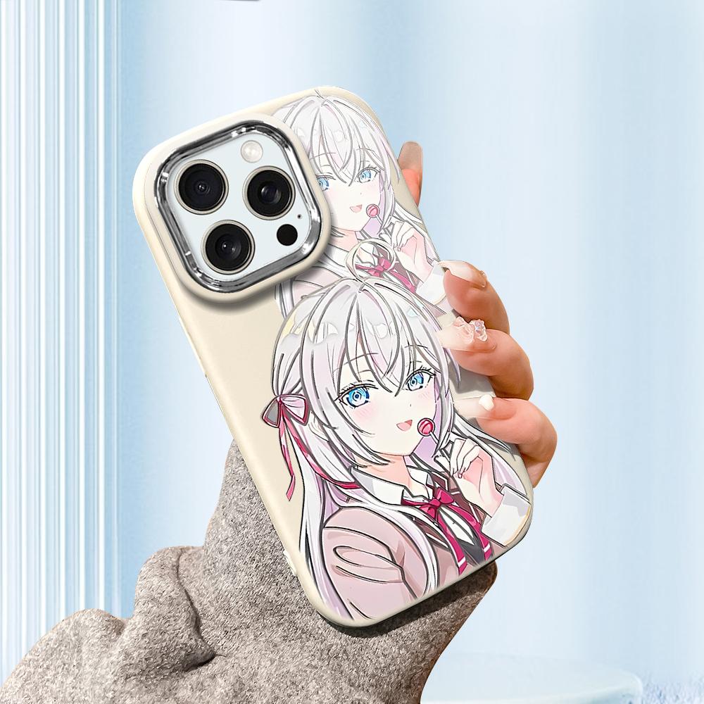 Solid Color Silver Edge Lens Fatty Casing Soft TPU Liquid Silicone Cover Shockproof Phone Case for Huawei Honor iPhone Infinix Tecno Vivo