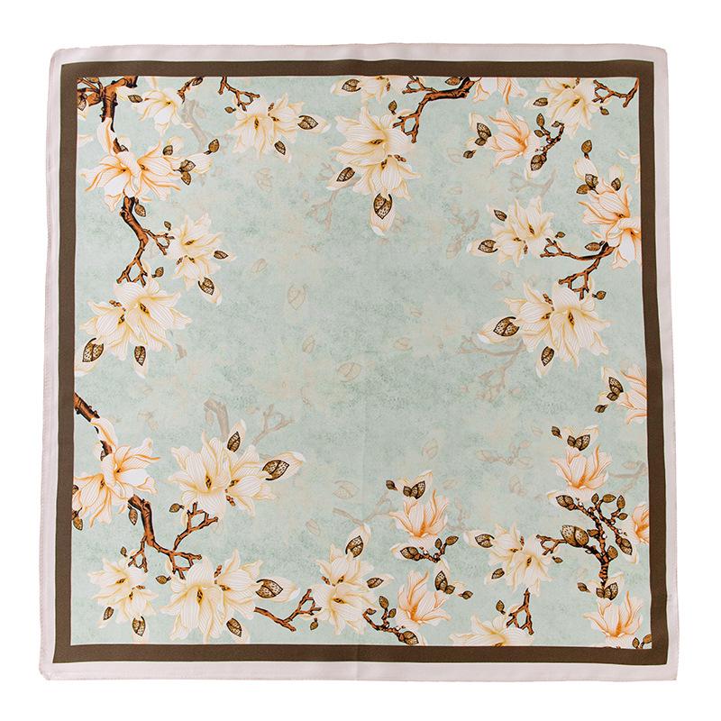 53CM High-quality Mulberry Silk Scarf Neck Small Square Women's Professional Headscarf Versatile