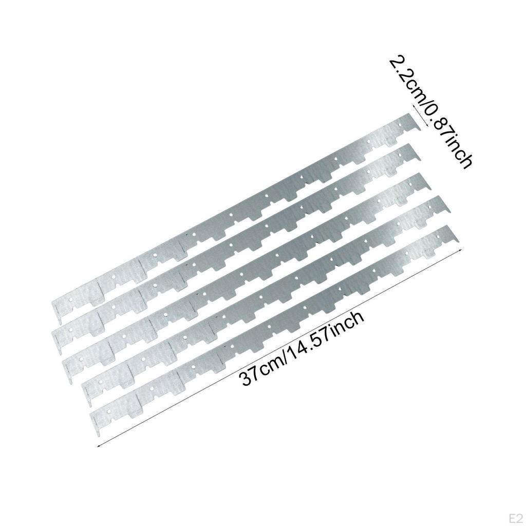 5Pcs Bee Frame Spacers Metal Professional Essential Beekeeper Tool Strips Box