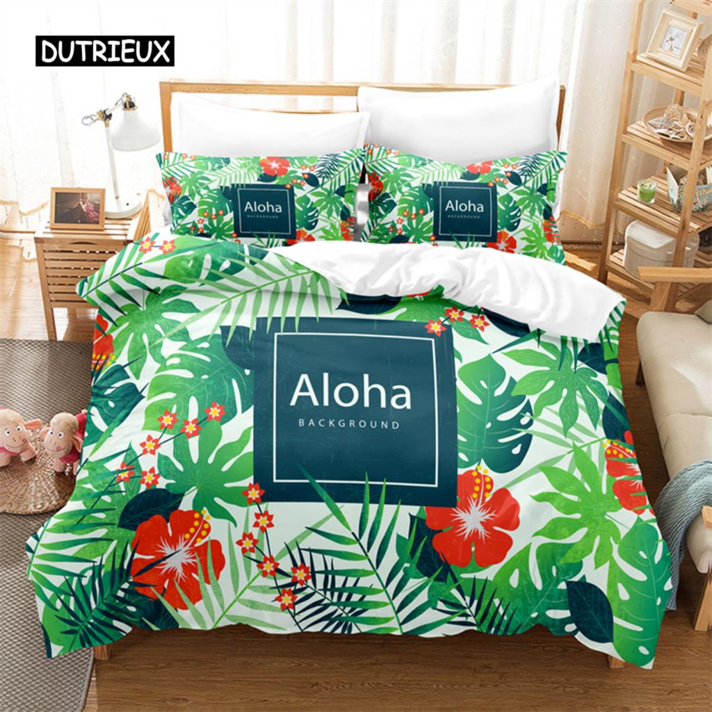 Cartoon Beautiful Flower Bedding Set Duvet Cover Set 3d Bedding Digital Printing Bed Linen Queen Size Bedding Set Fashion Design