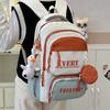 Schoolbag Korean version contrasting color splicing backpack 1011 new fashion and light travel backpack casual tooling style school bag