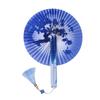 Handheld Hand Fan With Tassel Magnetic Folding Fan For Women Vintaged Shape Paper Fan For Weddings And Decorations