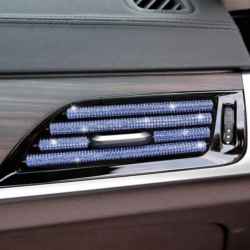 Car Air Conditioner Outlet Decorative Strips U Shape Moulding Trim Decor Strips Car Styling Auto Interior Mouldings Accessories