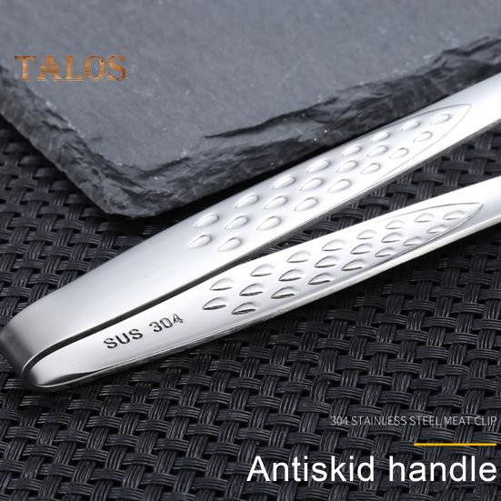 Pinza para barbacoa ahuecada, Clip para comida de acero inoxidable 304, Clip duradero para bistec a la barbacoa, herramientas de cocina, suministros para el hogar