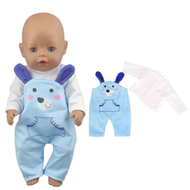 2023 Mono de Moda para Muñeca, Ajuste para Muñeco Bebé de 43 cm, Muñeco Bebé Reborn de 17 Pulgadas, Ropa