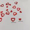 15g Vibrant Red Heart-Shaped Confetti - Ideal for Valentine's Day, Anniversaries, Weddings for  Decorations & Celebrations