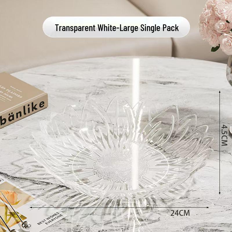 Luxury Minimalist Three-Tier Fruit and Snack Display Plate for Hotel and Home Décor
