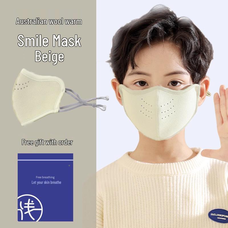 Kids' 3D Winter Mask: Breathable, Windproof, and Warm with Eye Corner Protection