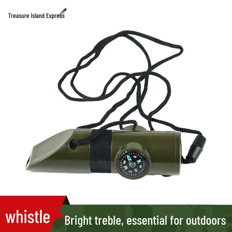 Baodao Kuaiche 7-in-1 Multi-function Survival Whistle