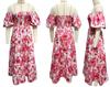European and American Off-the-Shoulder Puff Sleeve A-Line Summer Dress for Women
