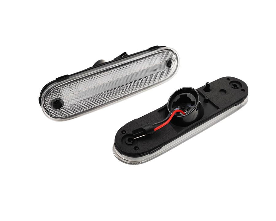 For 1990-2005 Mazda MX-5 Miata Amber LED Front Side Marker Light Lamp Clear Lens