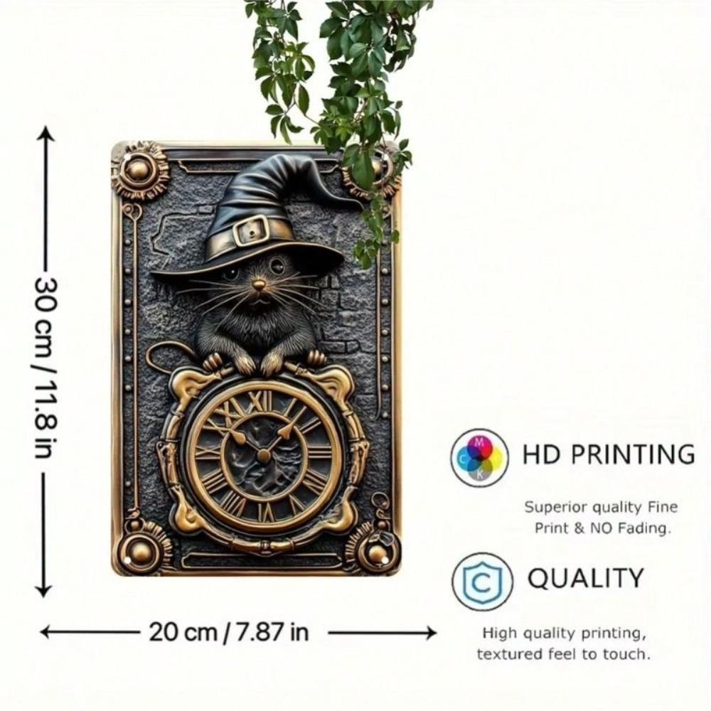 Metal Wall Art Retro Painting Home Decor 20x30cm