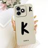 For Honor X8d Lucky Initial Letter Phone Case For Honor X8d X 8D 4G Soft Silicone Cases Bumpers