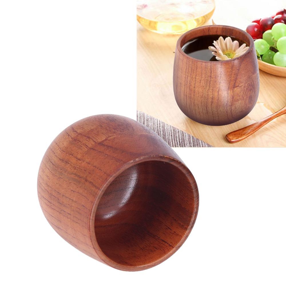 Smooth Polished Tea Cup Wood Tea Serving Cup Practical Water Cup  Home
