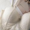 Women's half cup lace edge small chest not empty cup underwear women gather anti-sagging bra autumn bra