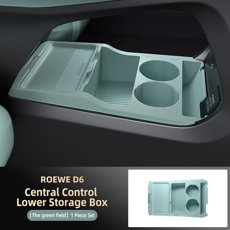 Suitable for 25 Models of Roewe D6 Center Console Under Storage Box Storage Box Lower Layer Car Supplies Storage Box Accessories
