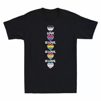 Love Is Pride Funny GifT T Shirt Cotton