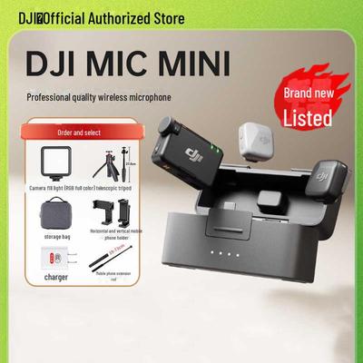 DJI Mini Kablosuz Mikrofon: Profesyonel Ses Kalitesi, Gürültü Azaltma, Canlı Yayınlar ve Kayıtlar için İdeal.