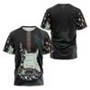 Fashion Men's T-Shirt 3D Guitar Instrument Printed Men Clothing Summer Casual Short Sleeve Streetwear Designer Men's Clothing