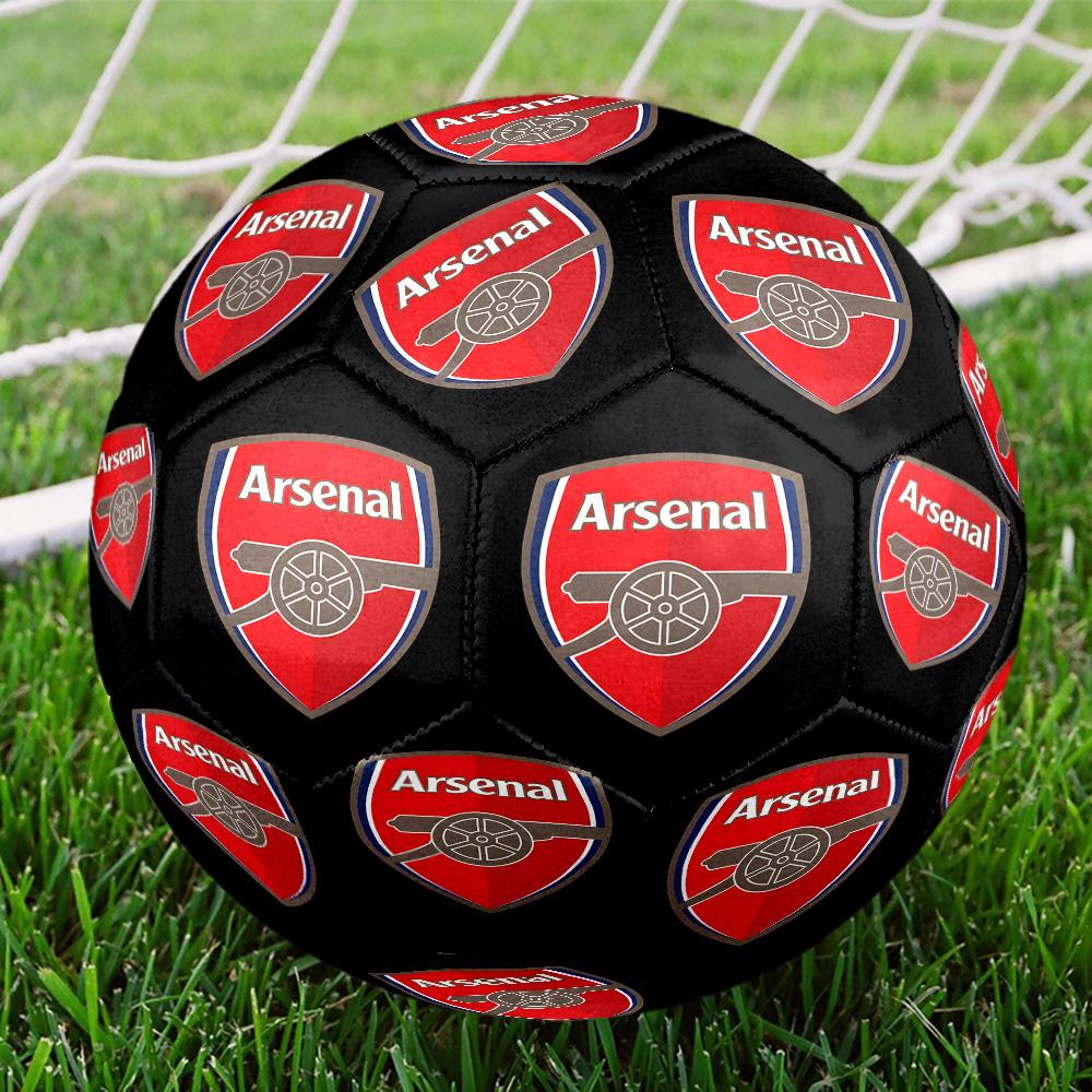 Stemma dell'Arsenal Football Club Taglia 5 Pallone da Calcio Cucito a Macchina Allenamento all'Aperto e Partite Accessorio Calcio Regalo Perfetto per Amici Famiglia