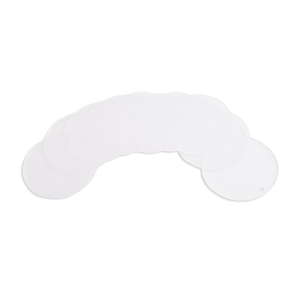 Acrylic Acrylic Round Plate Bauble Blank Clear DIY