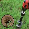 4/5cm Garden Auger Spiral Drill Bit Spiral Hole Digger Ground Drill Earth Accessories Seed Planting Flower Planter Planting Tool
