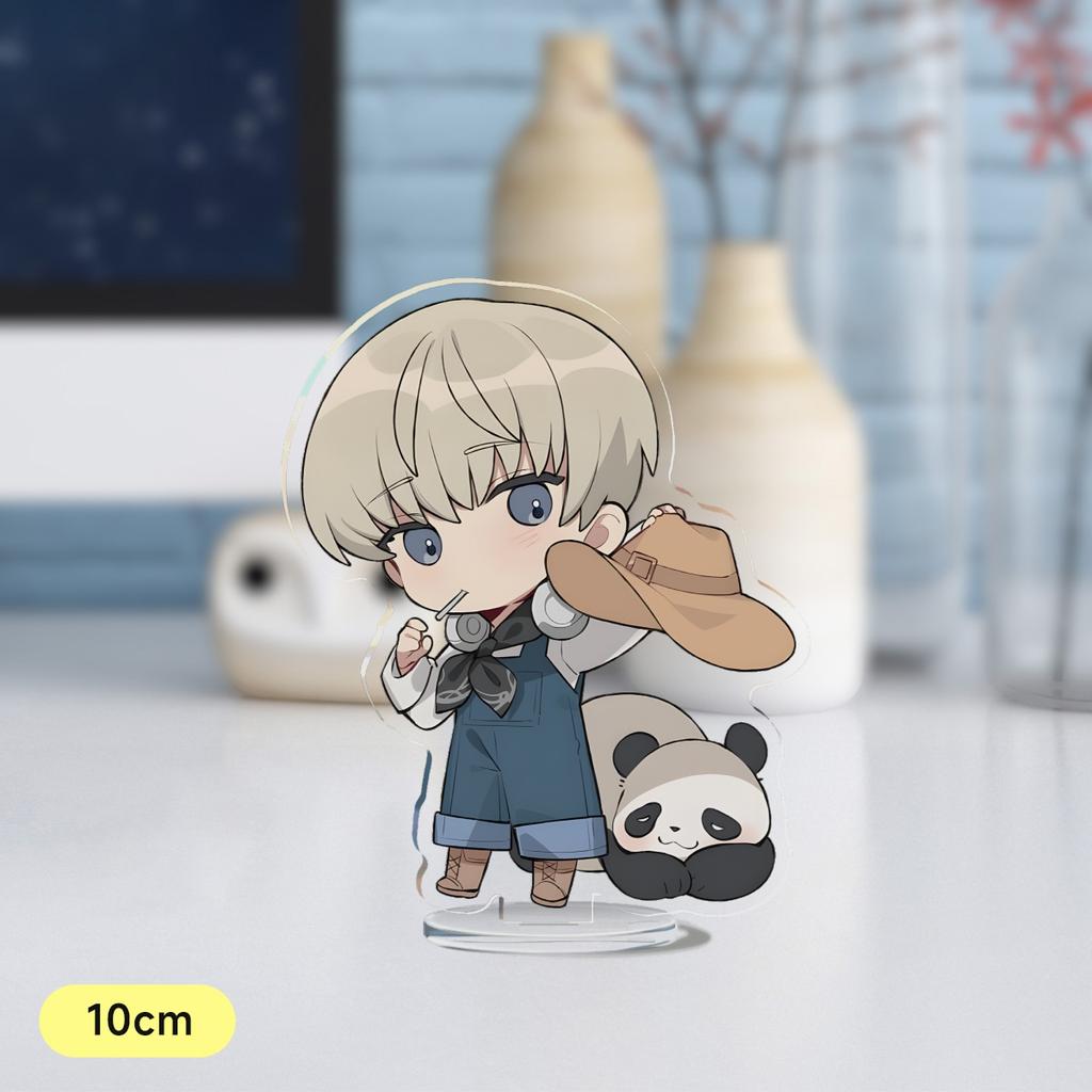 Anime Wind Breaker 10cm Acrylic Stand Sakura Haruka Yukai Akihiko Su Fang Q Version Mini Figure Model Plate Gift