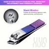 Xiaomi Stainless Steel Color Gradient Eagle Beak Oblique Blade Nail Clippers Suitable for Thick Nails Ingrown Nails, Ergonomic Handle