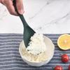 1pc Non-Stick Heat-Resistant Silicone for Rice Spoon - One-Piece Design with Ergonomic Handle, Durable & Easy-Clean Kitchen Utensil for Rice, Salad