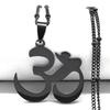 Buddhist OM Mala Yoga Chakra Stainless Steel Chain Necklace for Women Gold Color Buddha Necklace Jewelry Gift collares N1102S02