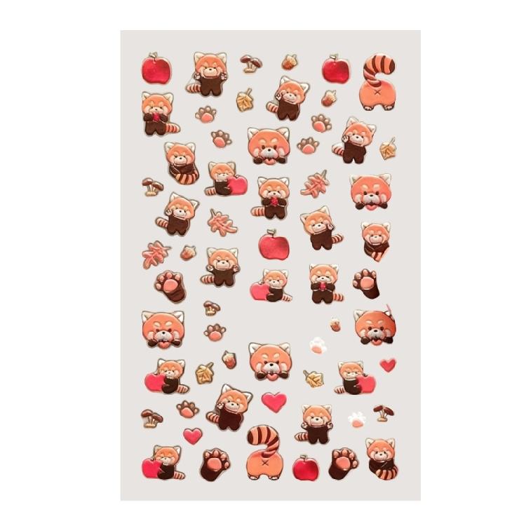

Cute Small Raccoon Design Stickers Hand Drawn Style for DIY Crafts on Phone Case Tablets Waterproof PET Simple Applicati 1
