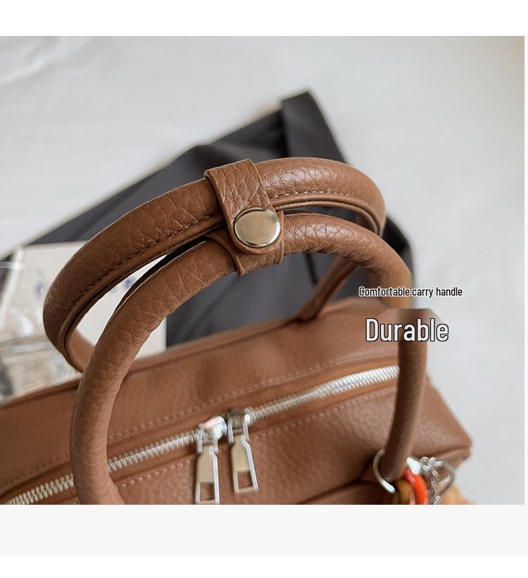 Autumn/Winter Large Capacity Niche Design Bowling Handbag - High Quality & Stylish