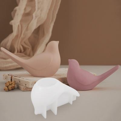 1/2 Stück Vogelfigur Silikonform handgefertigt Beton Gips Epoxidharz Gießform Vogel Aromatherapie Kerze Seifenherstellung Form DIY Bastelliebhaber Geschenk